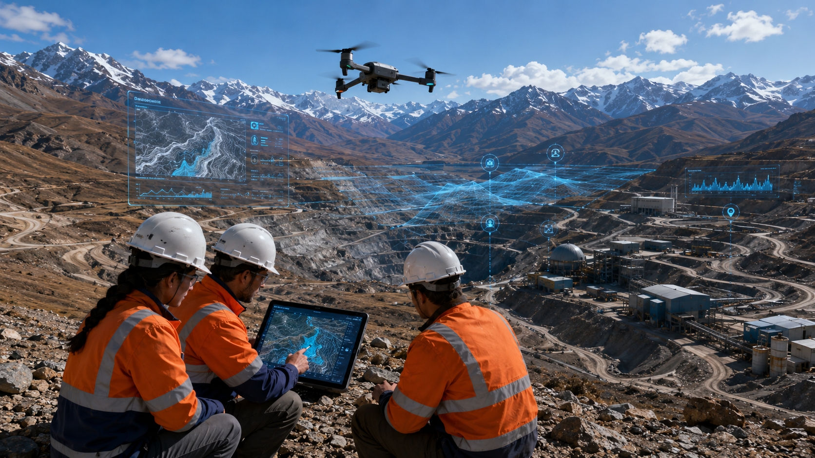 Drones, sensores e IA: la nueva frontera de la exploración minera