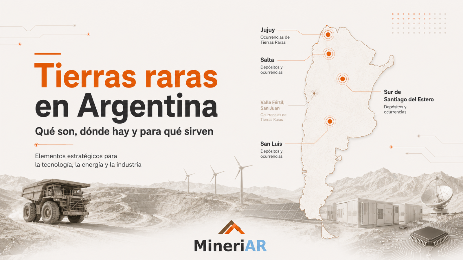 Tierras raras: qué son, para qué sirven y dónde hay potencial en Argentina