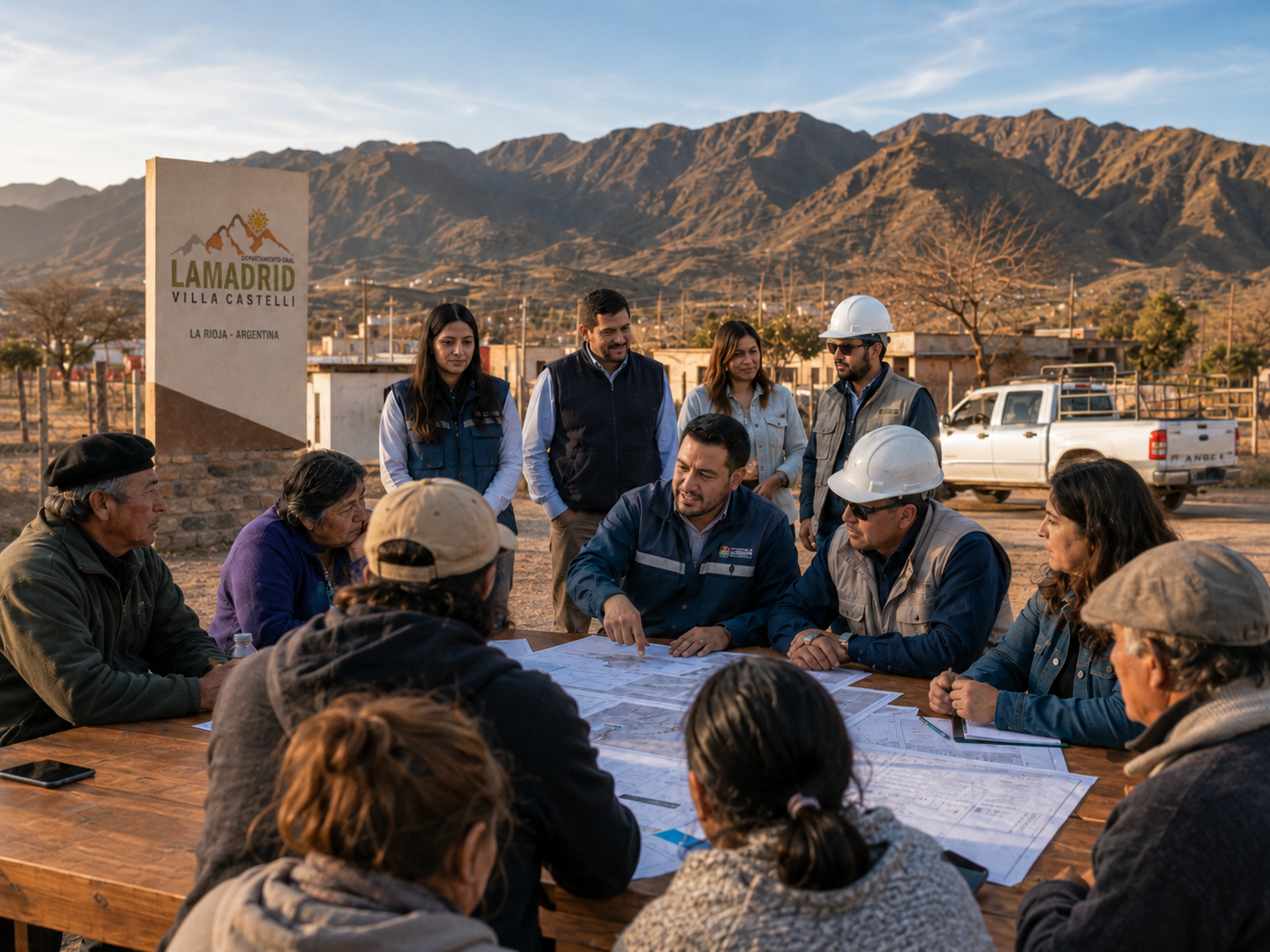 Villa Castelli y la licencia social minera en construcción