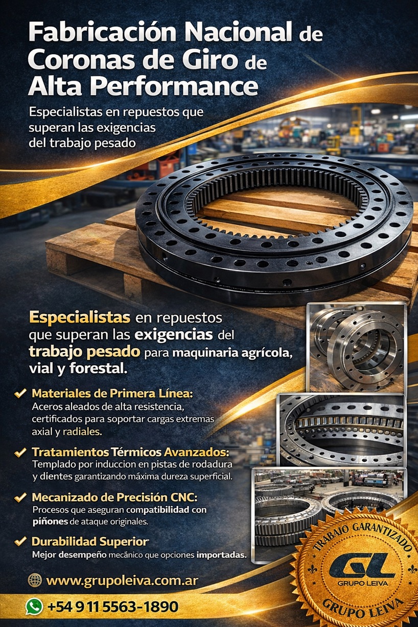 Corona de rotación / Rodamiento de giro / Slewing ring / Slewing bearing / Swing gear